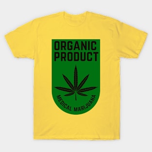 Organic Marijuana Badge T-Shirt